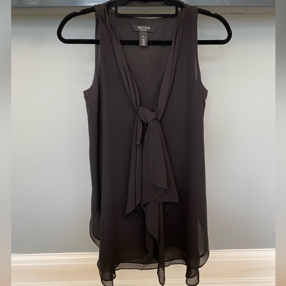 White House Black Market Blouse with removable scarf
